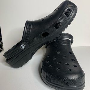 Crocs black Rubber Sandals Size M 15 Great Camp